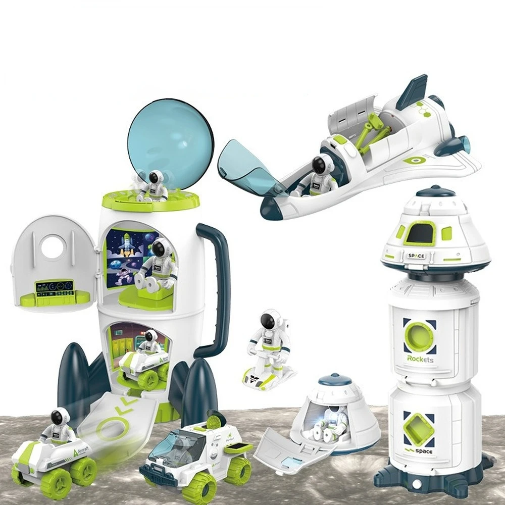 男の子用宇宙飛行玩具,宇宙飛行士,宇宙ステーション,宇宙飛行士,モデル