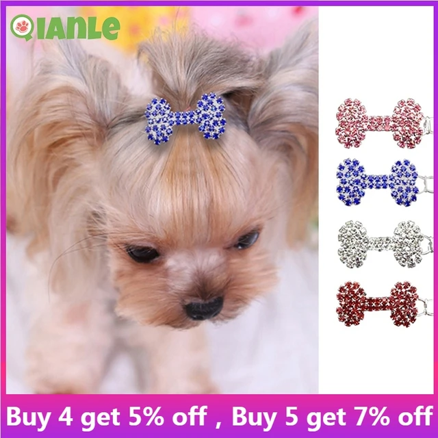 Symmetrie Verbergen Sociaal Dog Accessories Hair Clips for Dogs Bling Puppy Pets Acessorios Pet Hairpin  Cute Hair Clips Pet