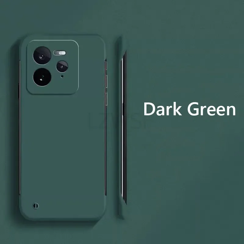 Frameless Slim Matte Hard Back Shockproof Case