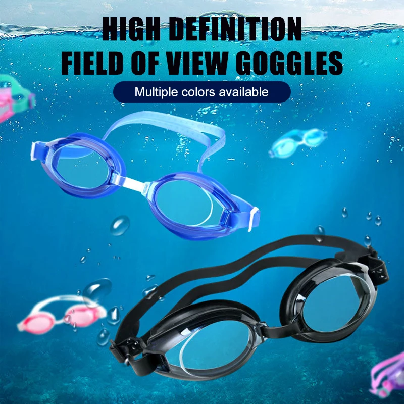 Swimming Goggles 1PC PVC Professional Swimming Goggles UV Protection Silicone Adjustable Soft Waterproof Comfortable