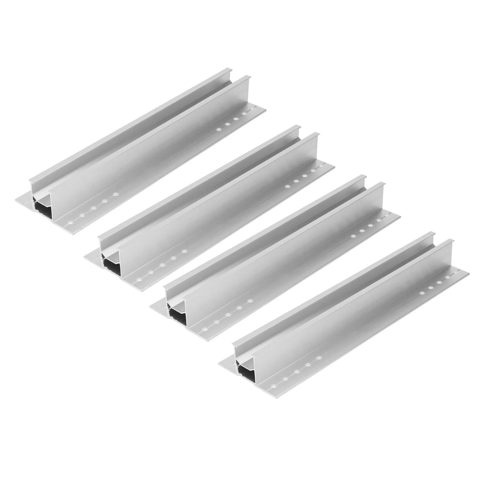 Solar Panel Bracket Kit Anodized Aluminum Alloy 4 Sets 300mm Time Saving Solar Panel Mounting Bracket for RV for House