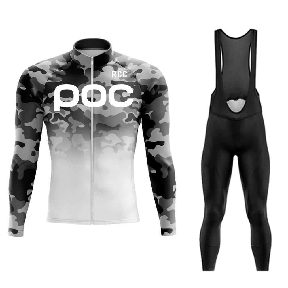 2026 RCC POC Cycling Team Herren-Radtrikot-Set mit langen Ärmeln MTB Fahrradbekleidung Tenue Velo Homme Fahrradbekleidung 01 – Detail 11
