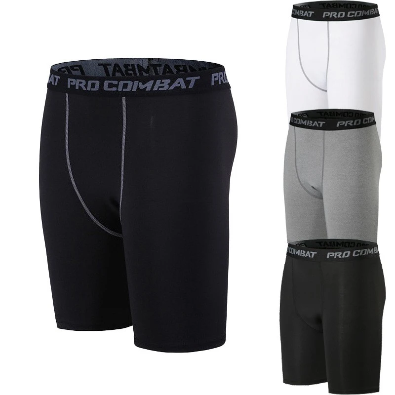 Sports fitness pants men's running sports tight elastic quick-drying pants basketball training outdoor shorts