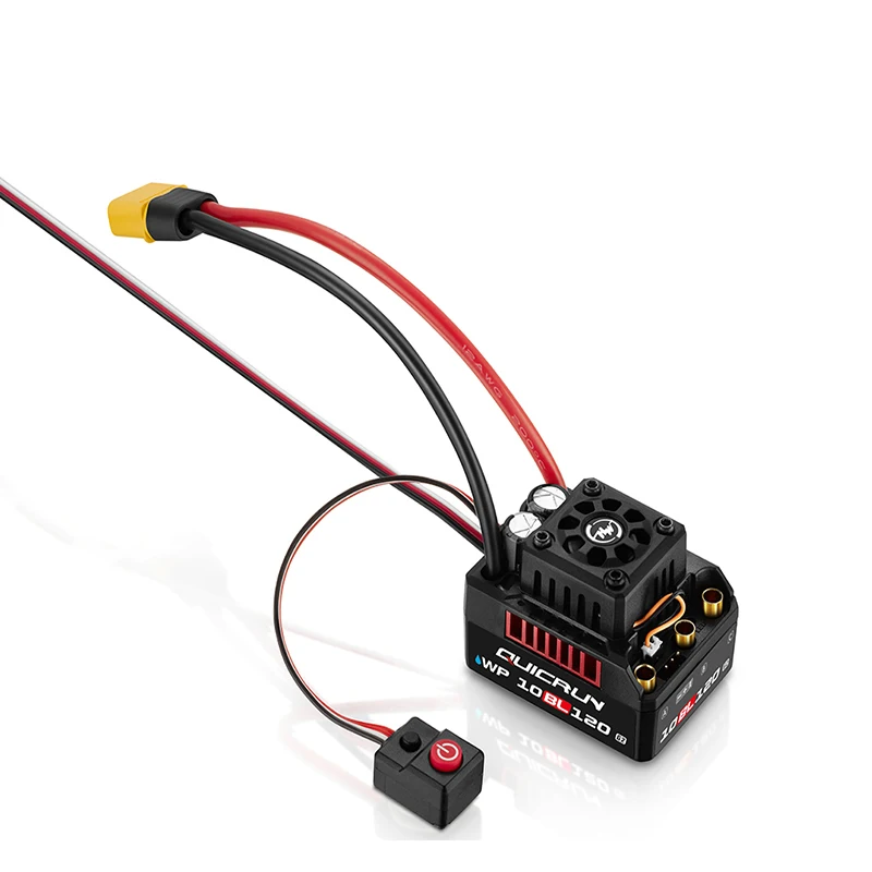 RC Speed Controller Hobbywing QUIRUN WP 10BL120 G2 120A IP67 for Car Toys 1/10 1/12