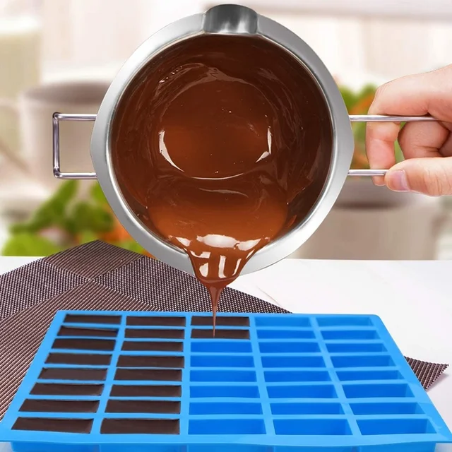 40/12/6 Üregek Téglalap Szilikon Penész Granola Bár Torta Csokoládé Formák Barkács Kézzel Készített Szappan Kocka Tálca - Image 2