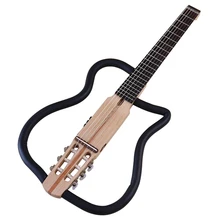 34 Inch Full Canada Esdoornhout Body Headless Klassieke Stille Gitaar 6 String Stilte Klassieke Gitaar