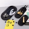 Stainless Steel  Jewelry Storage Tray Oval Vanity Organizer Nail Display Rack Decorative Home Decor Christmas New Year Gift 5