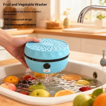 Home Appliance Fruit And Vegetable Washing Machine Pesticide Residue Removal Best-Selling Organic Disinfection Sterilizer for Ki 4