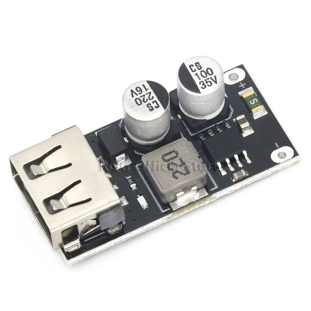 QC3.0 QC2.0 USB DC-DC 벅 컨버터 충전 스텝다운 모듈 6-32V 9V 12V 24V 고속 충전기 회로 기판 3V 5V 12V