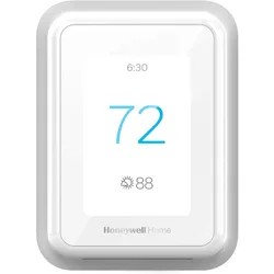 Honeywell Home T9 WiFi Smart Thermostat, Smart Room Sensor Ready, Touchscreen Display, Alexa and Google Assist White
