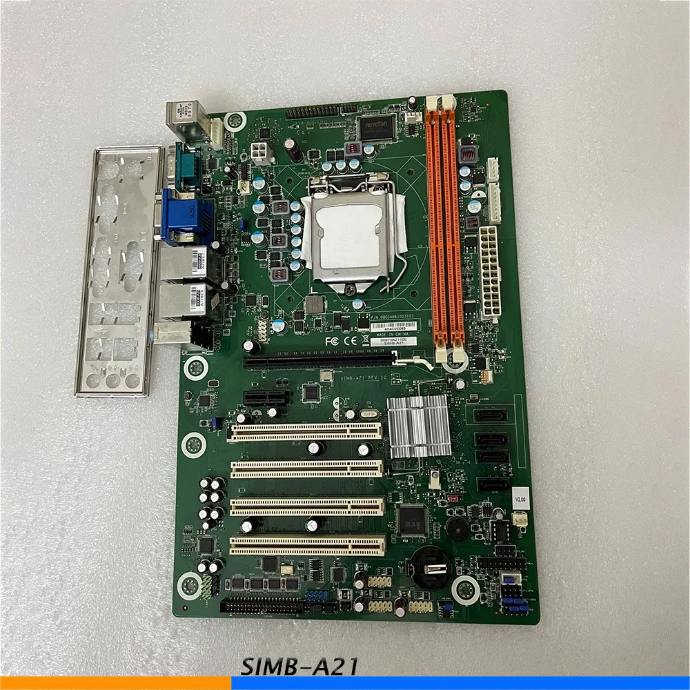 SIMB-A21 REV .10 SIMB-A21-8VG00A1E Industrial Control Motherboard H61 Support I3/I5/I7 For Advantech 2 SIMB A21 REV 10 SIMB A21 8VG00A1E Industrial Control Motherboard H61 Support I3 I5 I7 For