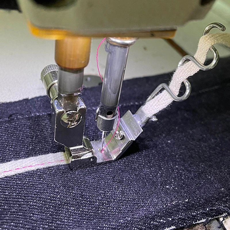 S10A Presser Foot Back Collar bing Lace Feet Guide Belt Rubber