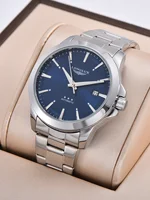 Montre automatique pour hommes, date d'affaires, mécanique, étanche, en acier inoxydable, lumineuse, minimaliste, cadeau pour vous 3