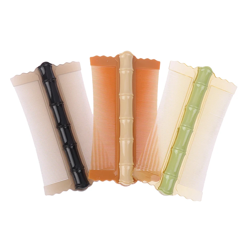 Wet Dry Hair Detangling Comb Bamboo Comb Lice Removal Hair Dandruff Removal For Styling Tools