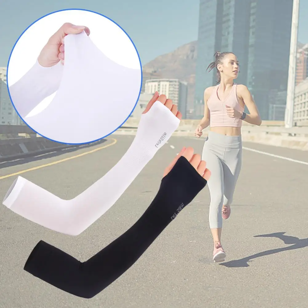 Mangas Deportivas Unisex Con Protección Solar Y Reflectante – Ideales Para Correr, Ciclismo Y Senderismo
