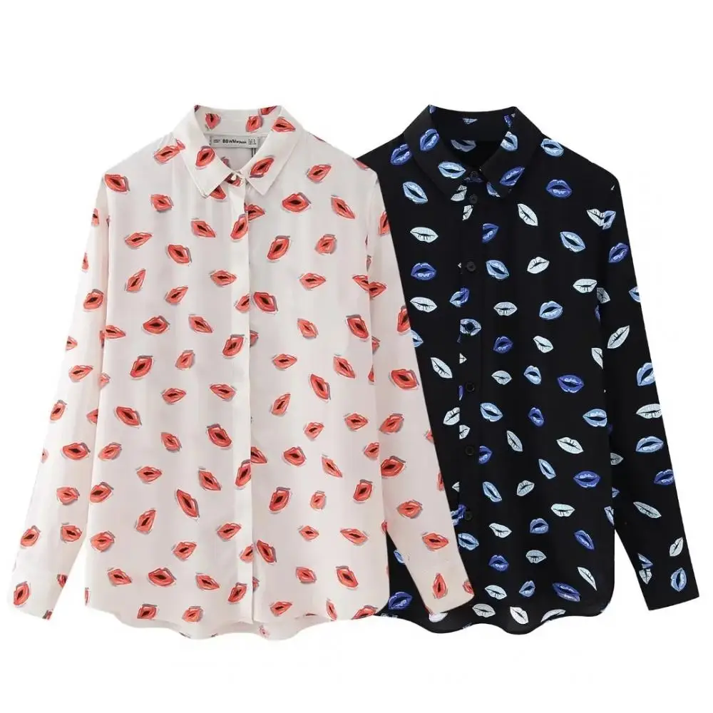 Women Off White & Mauve Floral Notch Collar Shirt With Lounge Pants
