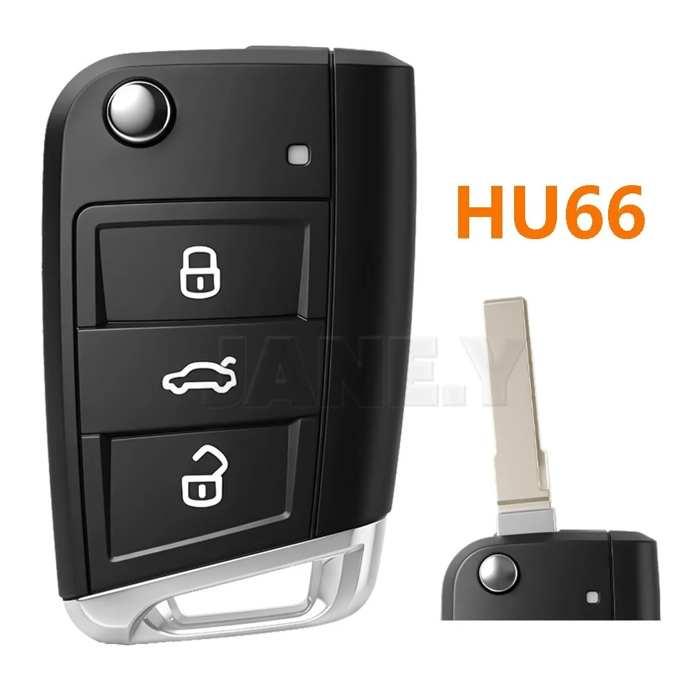 Premium Flip Remote Car Key Shell Case - Sleek Design for Enhanced Durability and Style