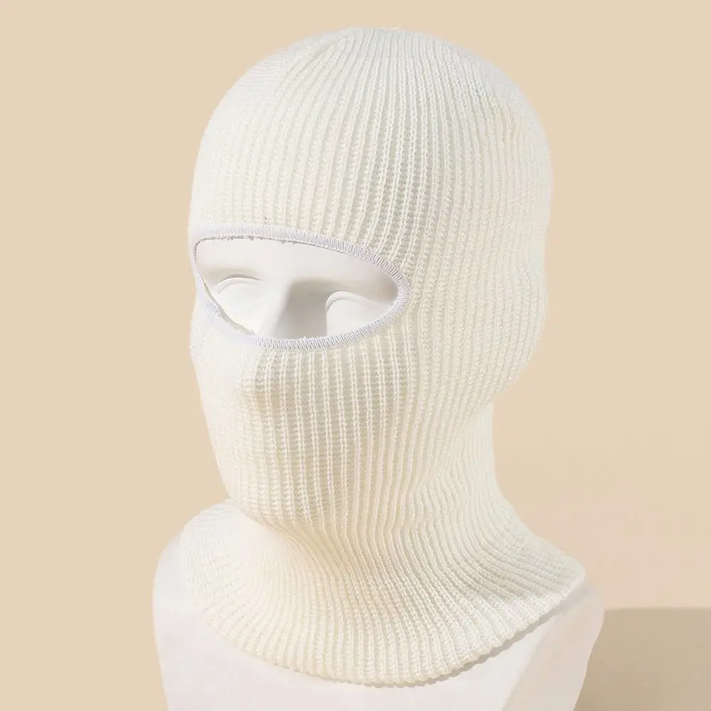 Female Collar Hat Scarf Balaclava Ear Protection Bonnet Hat Mask Men Beanies Hat Full Face Cover Women Winter Cap Knitted Hats - 5