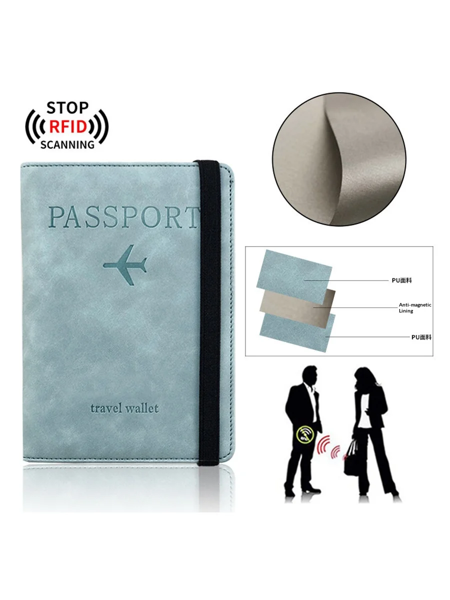 Travel Passport Holder and Wallet Cover