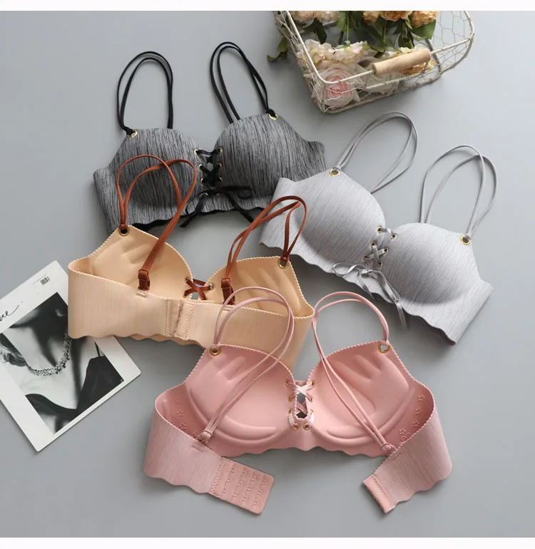 CINOON Super Push Up bras Sexy seamless women's underwear Wire Free Female bralette beauty back lingerie Ladies Brassiere (13)