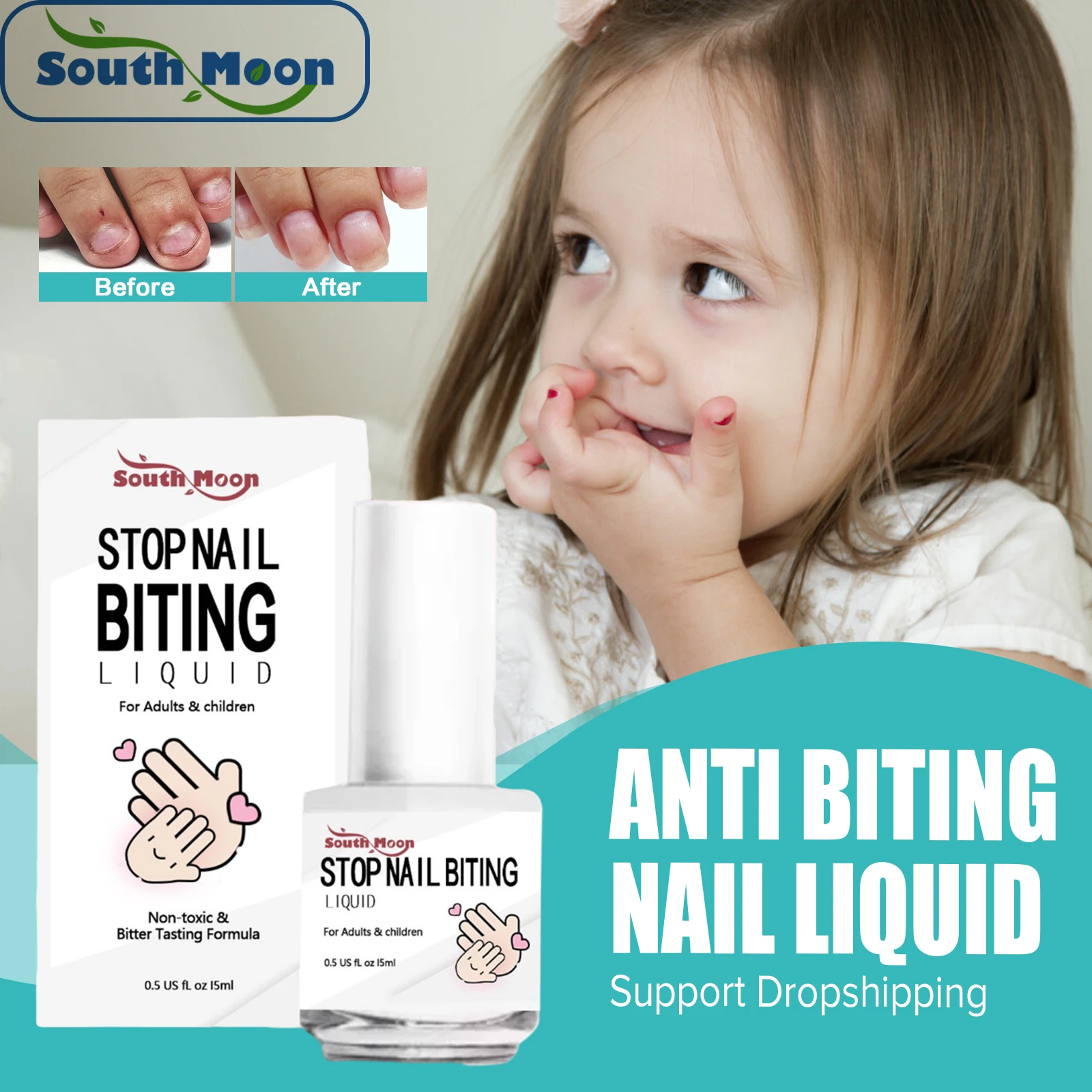

Anti Biting Nails Bitter Liquid Non Toxic Repair Cuticle Biting Damaging Stop Sucking Thumb Quit Eat Chew Fingernail Care Liquid