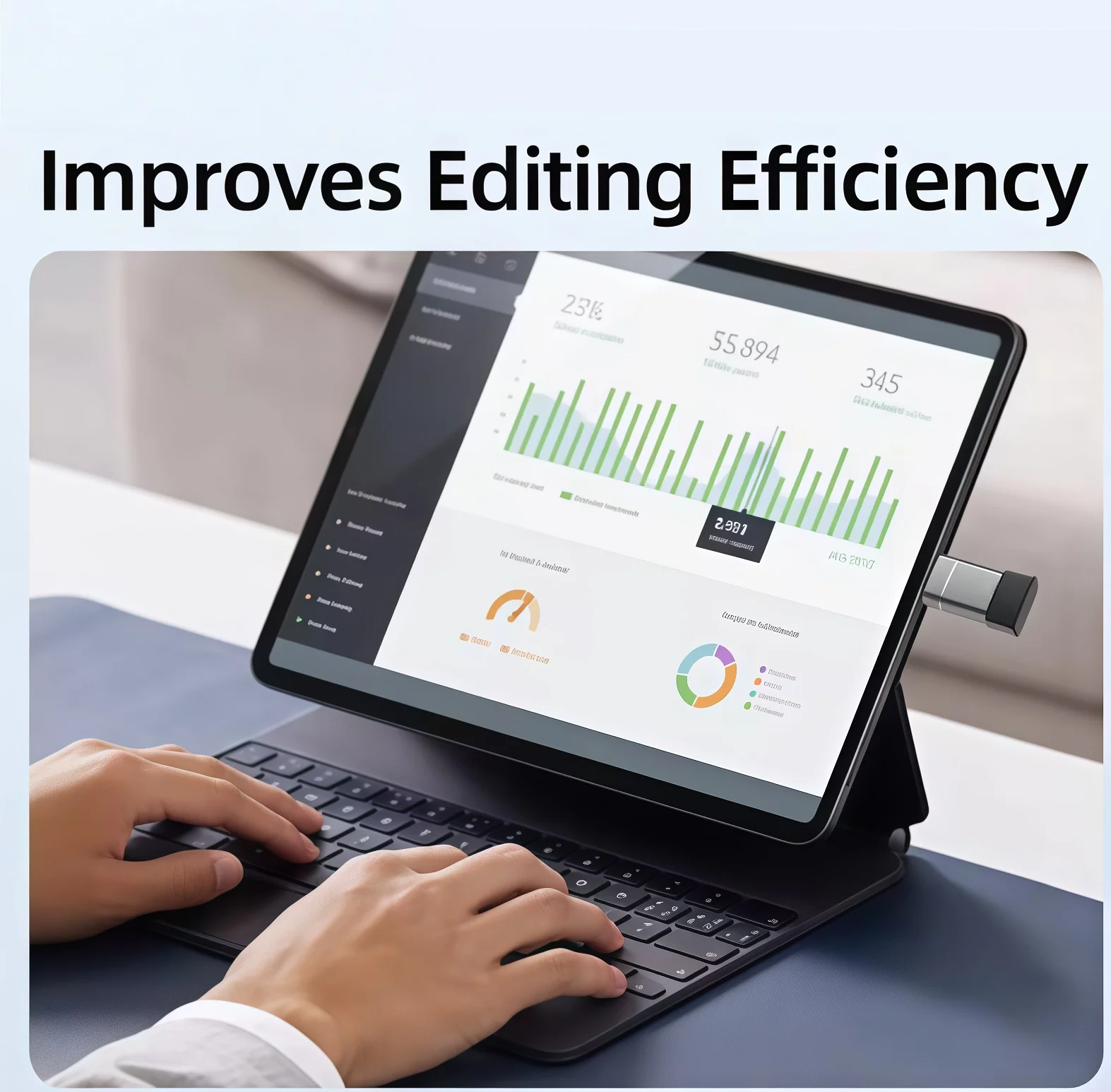 USB 타입 C OTG 어댑터 USB C(수) - USB 3.0(암) 케이블 변환기