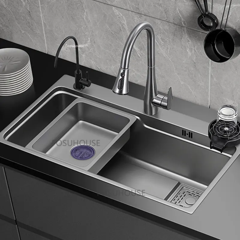 JapaneseStyle304StainlesSteelSinkKitForKitchenSingleSinks