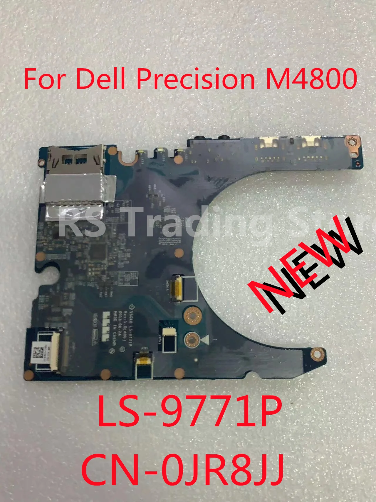 

For DELL Precision M4800 USB Audio Jack SD Card Reader IO Circuit Board LS-9771P CN-0JR811 0JR811 Original NEW