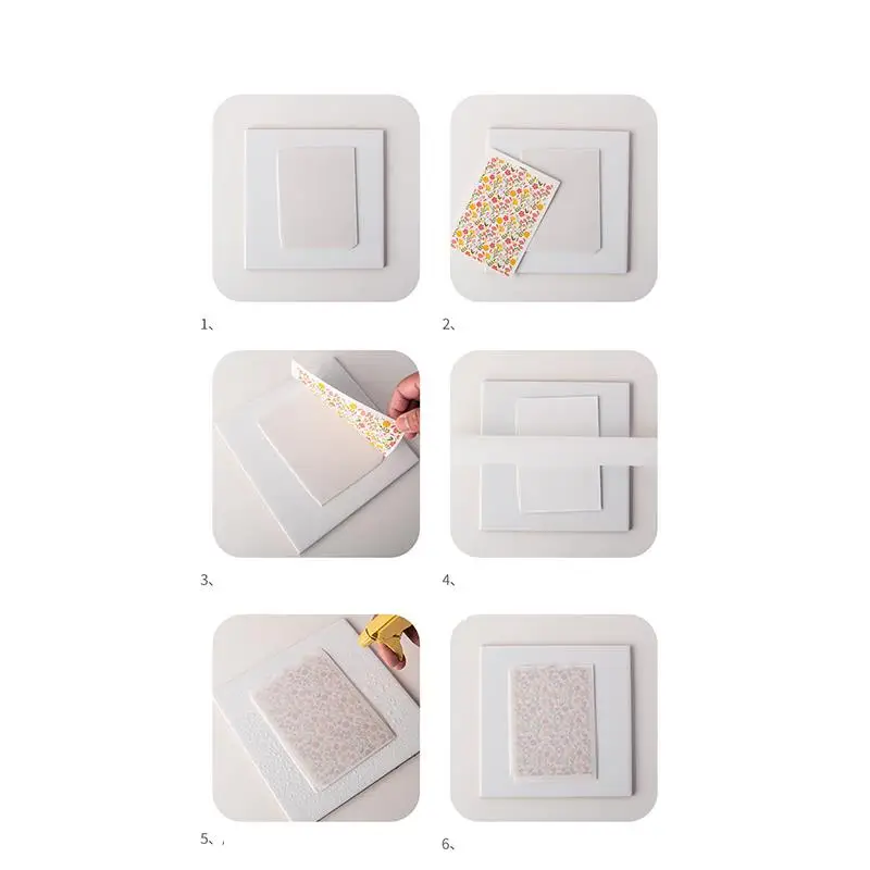 Painted Pattern Polymer Clay Watercolor Transfer Paper Flower Soft Pottery Eearrings Jewelry Handmade Disposable Sticker Tool polymer clay tools pottery tools clay sculpting tools pottery sculpting tools clay craft tool pottery coloring tool ceramic transfer paper