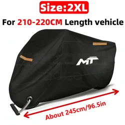 Waterproof Motorcycle Cover - Durable Dust, Rain, Snow, and UV Protection (2XL)