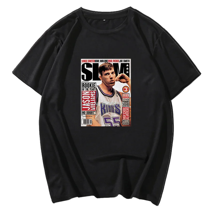 

Jason Williams Slam Cover Harajuku Graphic T Shirts Oversize Short Sleeve T-Shirts Summer Tees Tops Streetwear Mens Clothes