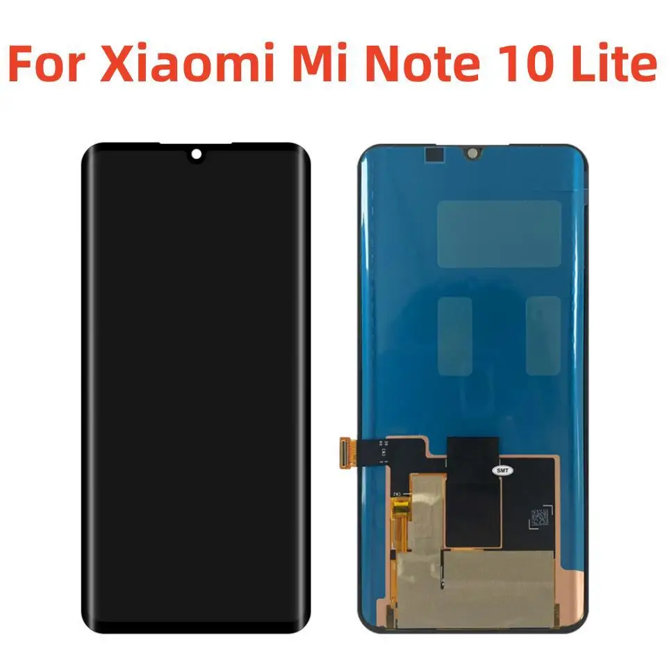 100% Originale Per Xiaomi Mi Note 10 Lite Dispaly 10 Touch Sostituzione Dello Schermo Per Mi Note 10 Lite Muslimatexlcd