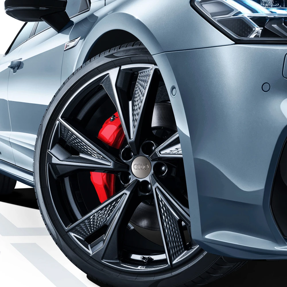 4-Piece 59mm Car Wheel Center Hub Cap Badge Cover Accessories