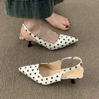 Chaussures à talons hauts à bout pointu pour femmes, sandales sexy, mules d'été tendance 2026, élégantes chaussures à bride arrière pour femme 3