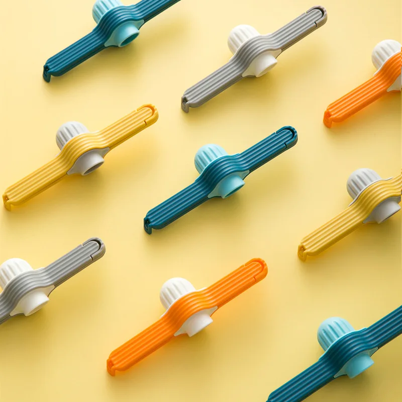 Food Preservation Sealing Clip Discharge Nozzle Storage Food Snack Seal Moisture-Proof Kitchen Multi-function Bag Clip