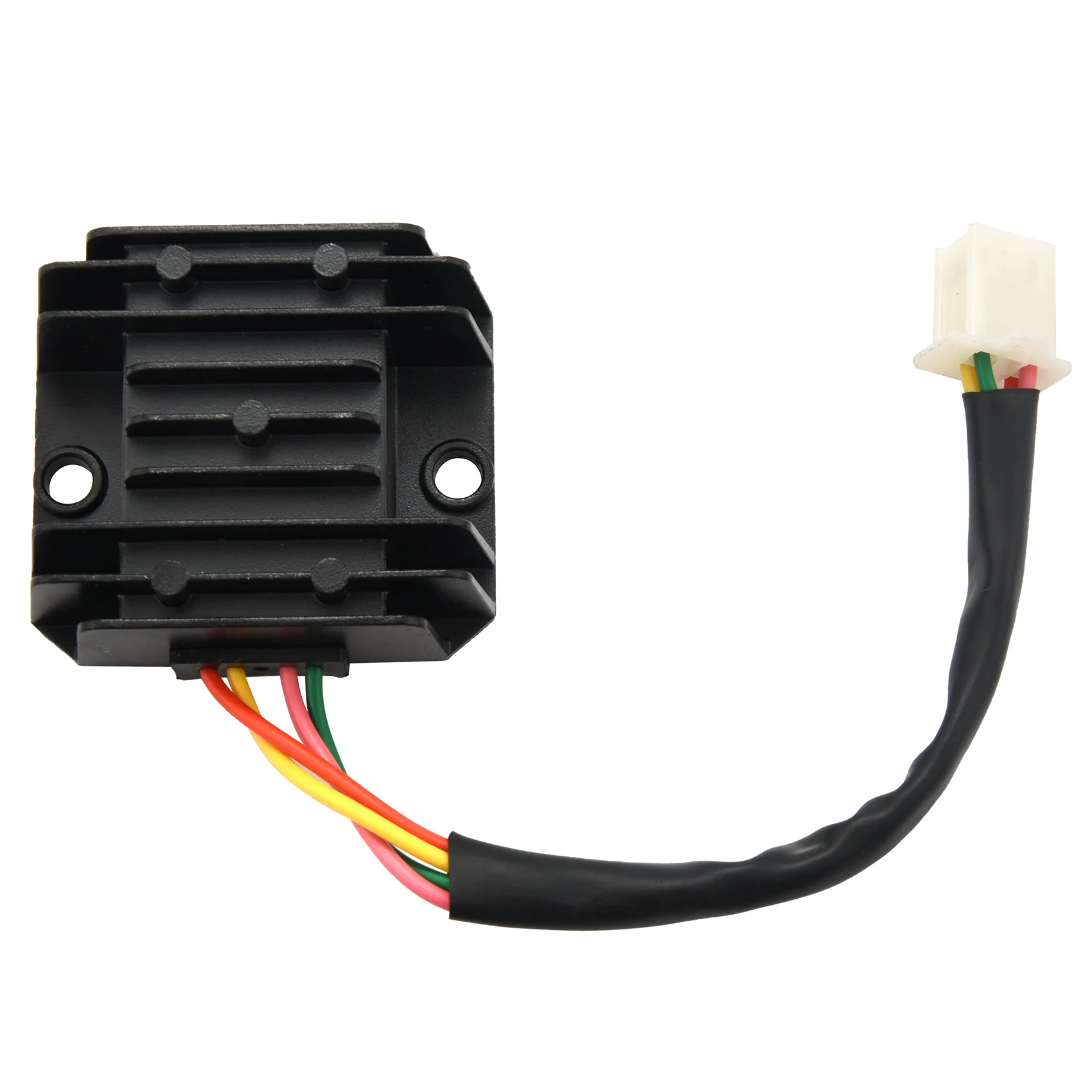 

Motorcycle Voltage Regulator 4 Wires 4 Pins 12 Voltage Regulator Rectifier for 50-250CC Motorcycle Scooter Moped ATV