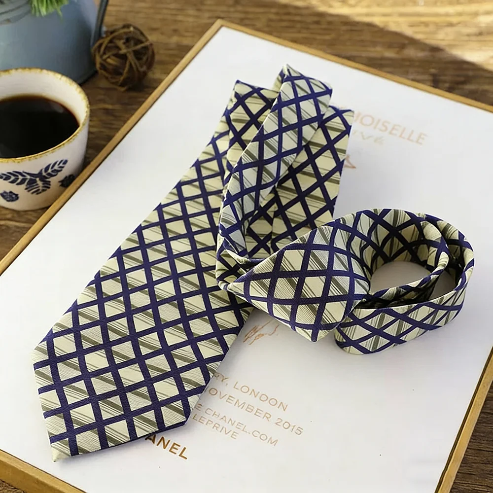 10cm Oversized Neck Ties For Men British Style Casual Brown Floral Yellow Silk Necktie Meeting Groom Young Boys Tie Suit Cravat