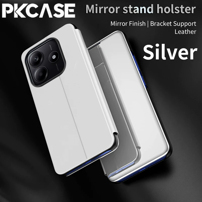 Sleek Mirror Flip Phone Case with Enhanced Protection