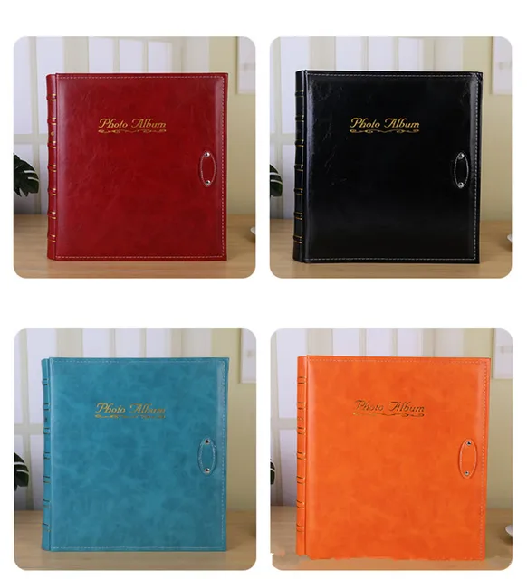 6 Inch（4R） 500 Pockets Photo Album 10x15 Photocard Holder Baby Keepsakes  Leather Buckle Series Collect Book Korea Family Booklet