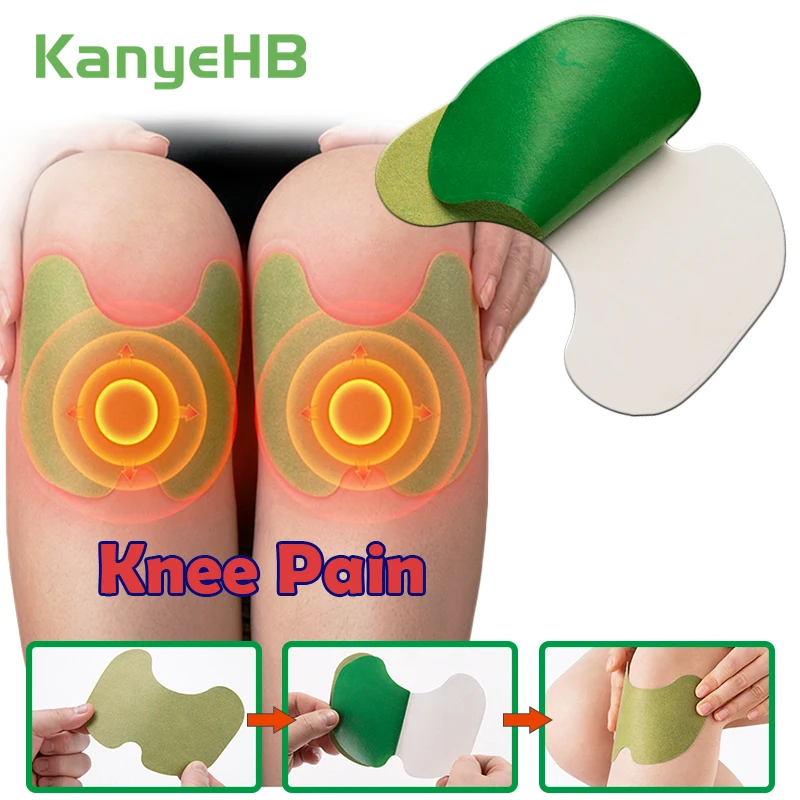 Treat Knee Joint Plaster 12pcs = 1bag Knee Pain Relief Patches Soft Tissue Strain Damage Arthritis Relieve Swell Pain W001