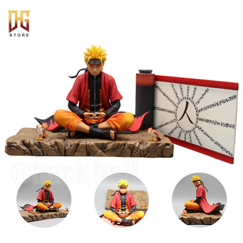 

15cm Uzumaki Anime Figure Action Figurine Sit In Meditation Posture Statue Screen Decor Collectble Toys Halloween Gifts