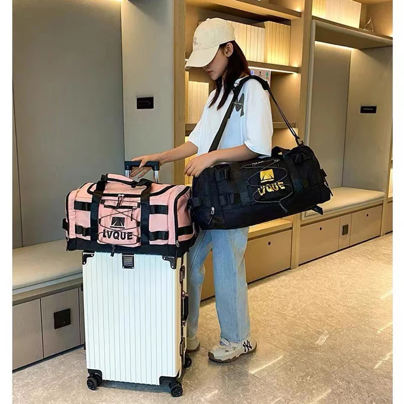 Travel Duffle Backpack Women Large Capacity Tote Gym Fitness Luggage Handbag Training Trekking Shoulder Sports Bag For Men 2