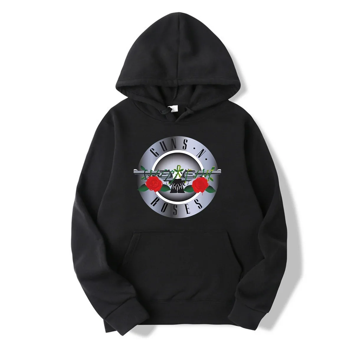 

Winter Oversized Essential Men Guns and Roses American Hard Rock Band Los Angeles Hoodies Women Thermal Sportswear Unisex M-5XL