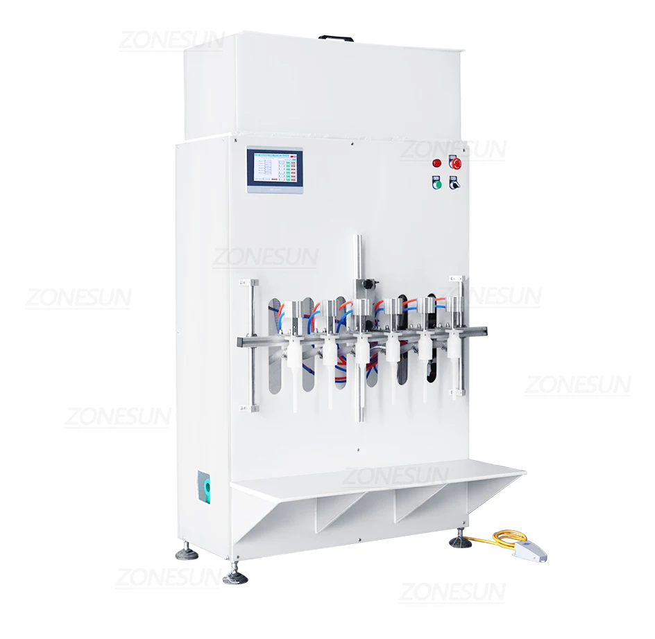 ZONESUN ZS-YTCR6 Pneumatic Corrosive Liquid Filling Machine