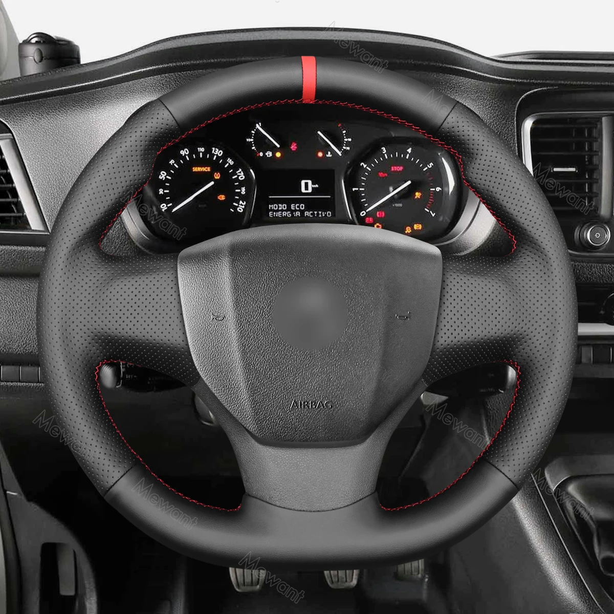 Funda antideslizante de cuero PU para volante de Coche, accesorio interior  para Peugeot 308 III, 2021, 2022, 2023, envío rápido - AliExpress