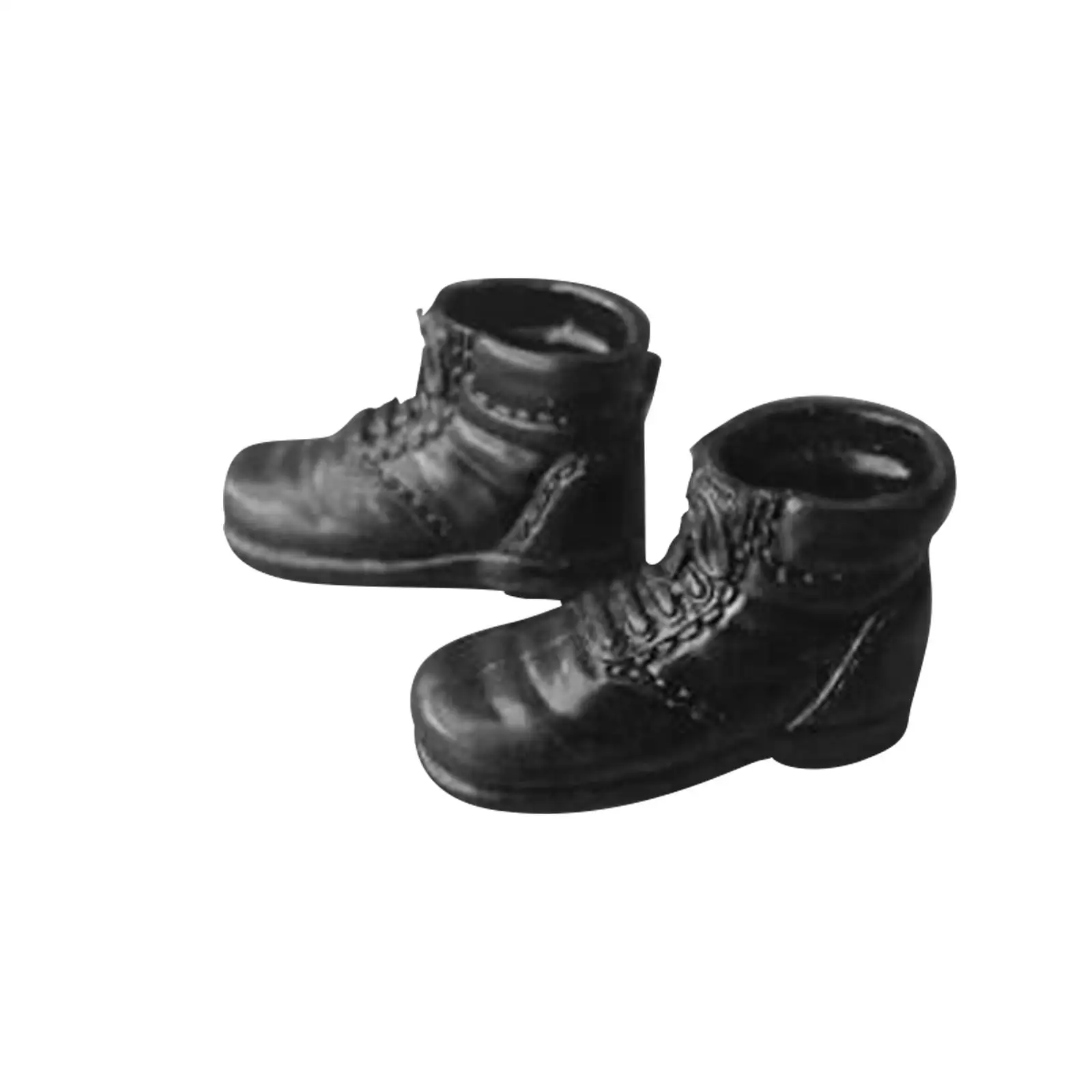 1:6 Scale Miniature Jungle Boots, Female Figure Boots Costume Retro Work Boots for 12`` inch Female Soldier Action Figures