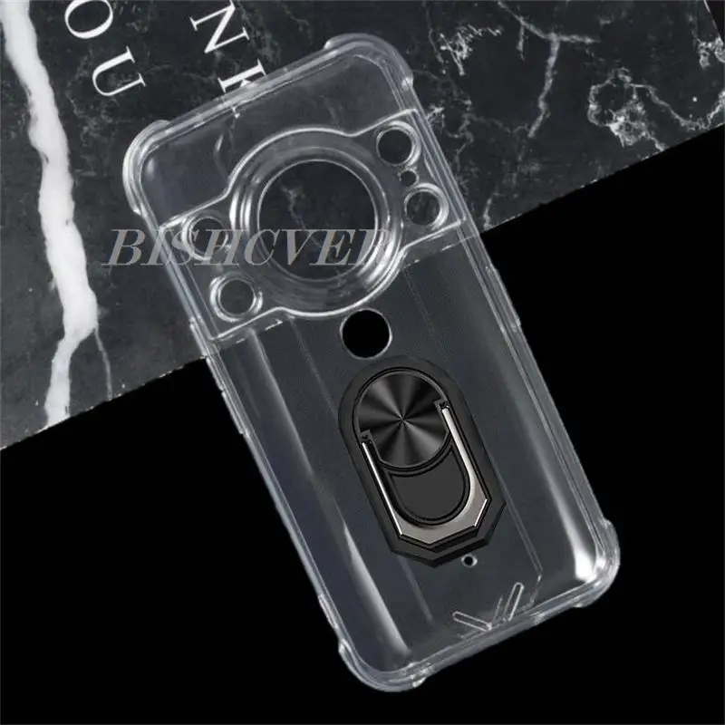 Per Agm H5 Agm H5 Pro 6.52 "Supporto Per Anello Posteriore Staffa Per Telefono Custodia Per Smartphone Tpu Cover Morbida In Silicone