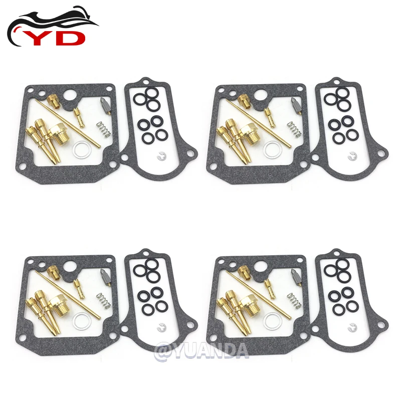 

4 Sets For Suzuki GS550 GS550E 1977 1978 1979 Motorcycle fuel system gasket sealing ring injection Parts Carburetor Repair Kits