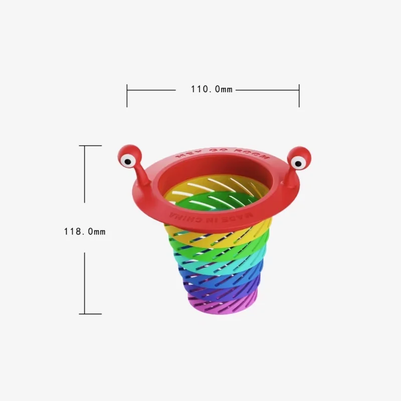 Little monster filter floor drain kitchen sink filter retractable mesh sink filter bathroom sink drain filter anti-clogging