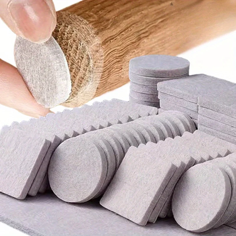 Self-Adhesive Felt Floor Protector Pads - Anti-Slip Cushions for Furniture and Table Legs
